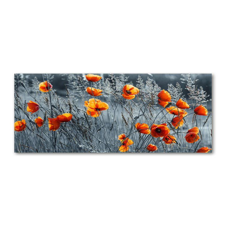 Rosalind Wheeler Field Poppy Wrapped Canvas Art Prints Wayfair.co.uk